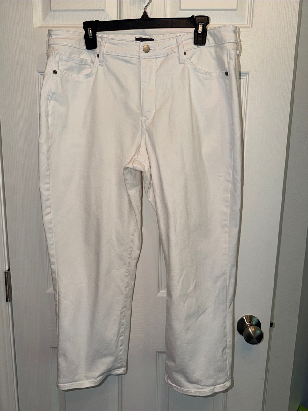 NYDJ White Lift Tuck Jeans - 14W